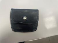 PORTAMONETE NERO / BLACK LEATHER WALLET